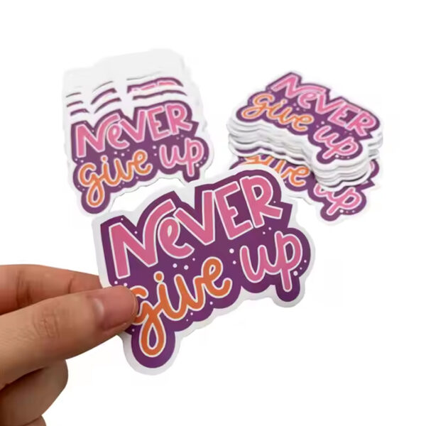 Die cut stickers