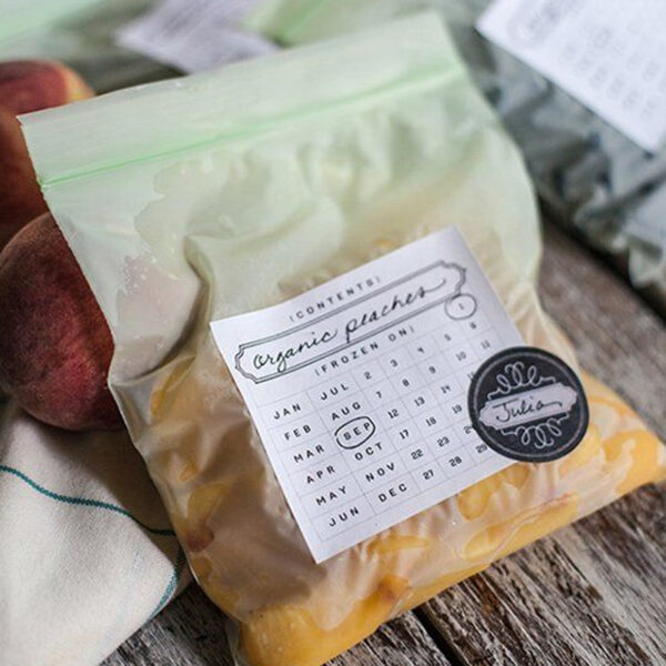 Freezer labels