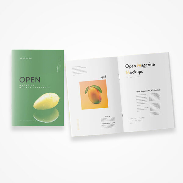 A5 saddle stitch booklet
