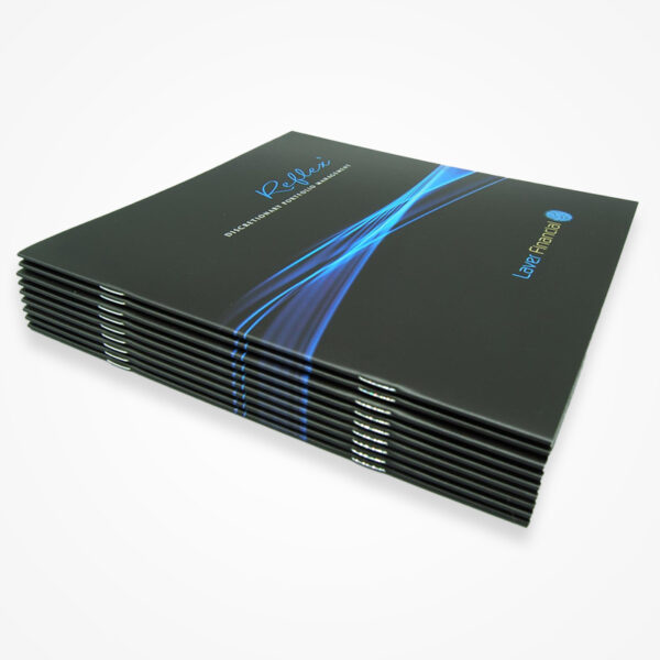 A6 saddle stitch booklet