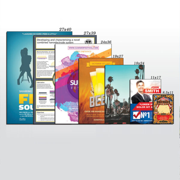 Custom size poster