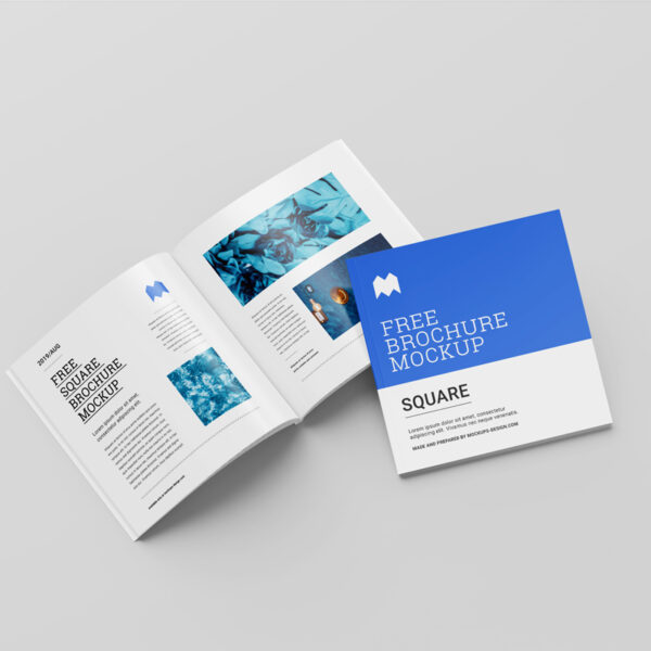 Square perfect bound booklet