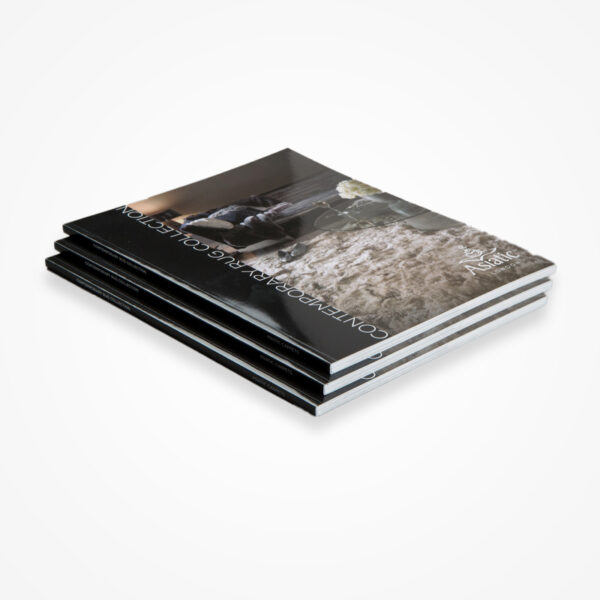 Square saddle stitch book