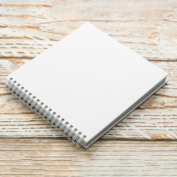Square wire bound booklet